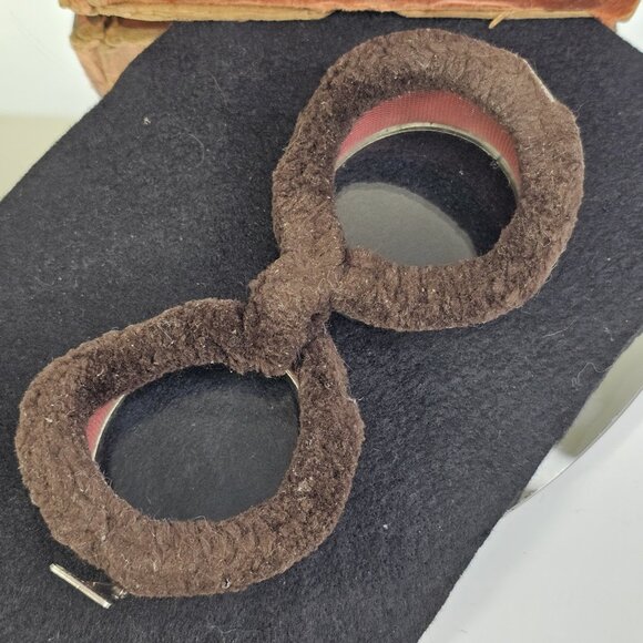 Willson D81 Safety Goggles Glasses With Box NOS Steampunk Motorcycle - Picture 10 of 16